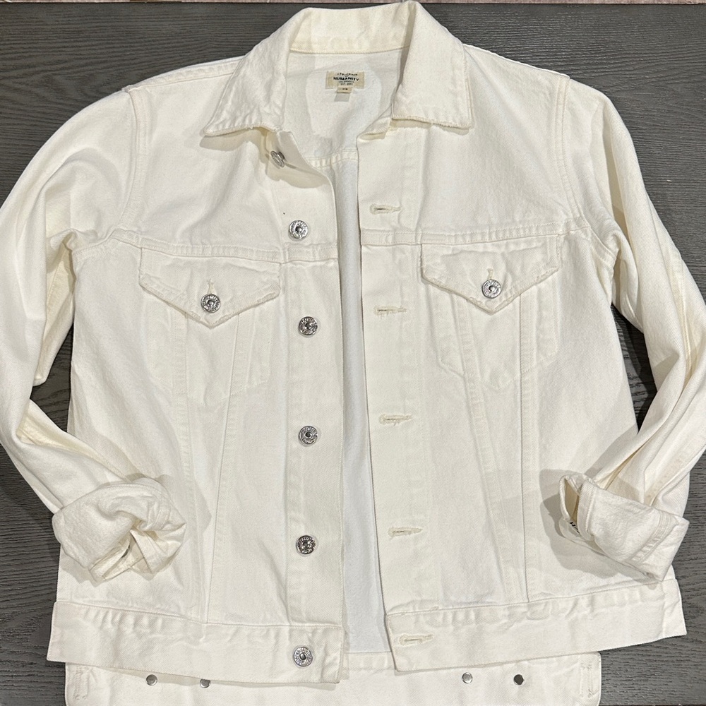 Citizens Of Humanity Ivory Denim Jacket